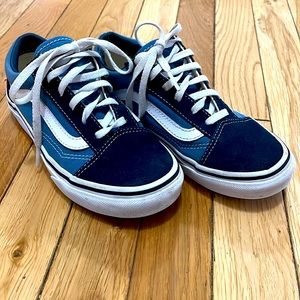 Size 2 little kid blue vans